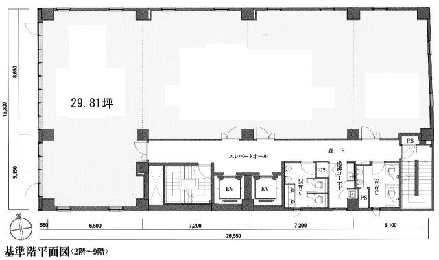 本町ysビル 4階 29 81坪 No 貸事務所 賃貸オフィスフロア情報 アンド オフィス